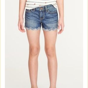 Old navy embroidered shorts